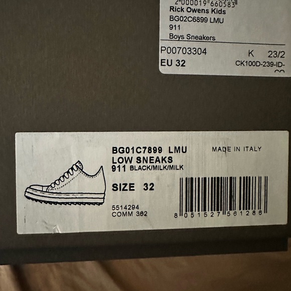 Kids RICK OWENS - Picture 7 of 10